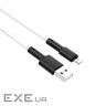Кабель BOROFONE BX31 Soft silicone Lightning devices 1m. White (BX31LW)