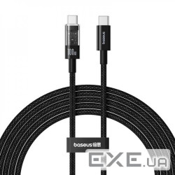 Дата кабель USB-C to USB-C 2.0m 100W (20V/5A) black Baseus (P10373000111-01)
