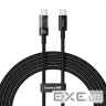 Дата кабель USB-C to USB-C 2.0m 100W (20V/5A) black Baseus (P10373000111-01)