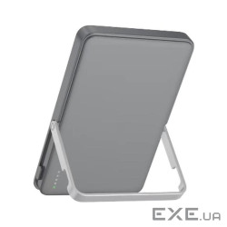 Зовн_АКБ UMETRAVEL M7 Magnetic&Wireless 5000mAh 20W сірий