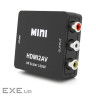 Конвертер Mini, HDMI to AV, ВИХІД 3RCA(мама) на ВХІД HDMI(мама), 720P / 1080P, B (YT-CM-HDMI / AV-B) ), 720P / 1080P, B