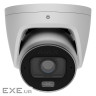 5 Mp IP варіофокальна відеокамера з гібридним підсвічуванням Ajax TurretCam HLVF (5 Mp) White (2.8-1