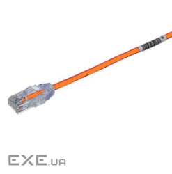 Патч-корд кат 6, 28AWG, UTP, LSZH, 0.2м. помаранчевий (UTP28SP0.2MOR)