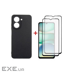 Чохол до мобільного телефона Dengos Xiaomi Redmi A5 Case Soft + 2 Glass (Black) (DG-CTG2P-24)