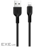 Кабель HOCO X20 Flash USB-A to Lightning 2м Black (6957531068860)