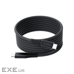 Дата кабель USB-C to USB-C 1.2m 240W magnetic black Choetech (XCC-1051-BK)