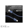 Дата кабель USB-C to USB-C 1.2m 60W PD FletchLink-CC blue Promate (fletchlink-cc.blue)