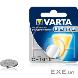 Батарейка Varta CR 1616 BLI 1 LITHIUM (06616101401)