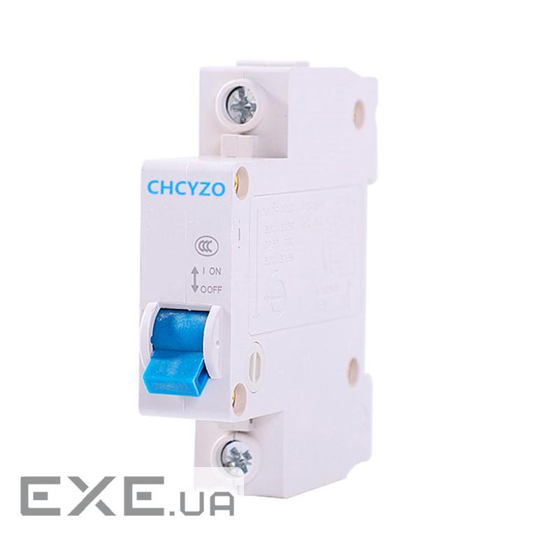 Автоматичний вимикач CHCYZO DZ47-63DC-B250, 1P, 250A, 12-125V (YT-RKB-1P-250A)