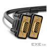 Кабель мультимедійний VGA M to VGA M 1.5m VG101 black Ugreen (11630)