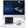 Кабель мультимедійний VGA M to VGA M 1.5m VG101 black Ugreen (11630)
