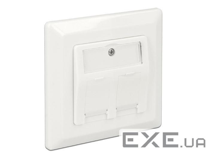 Аксесуари Keystone Keystone розетка 2xпорт внутр.,HQ,белый (70.08.6202-20)