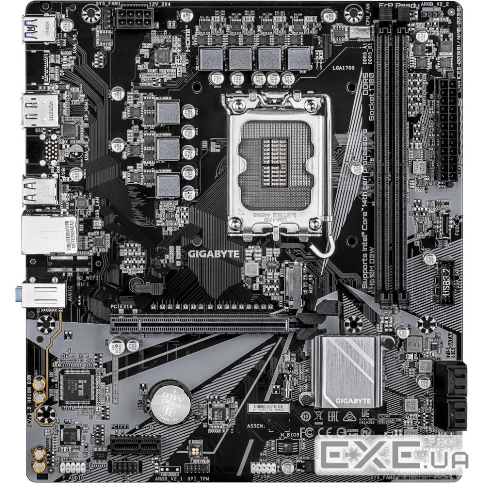 Материнська плата GIGABYTE H610M D3W