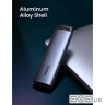Кишеня зовнішня Ugreen CM400, Grey, M.2, Type-C 3.1 Gen1, 1xM.2 SATA (NGFF), формат 2230/224 (10903)