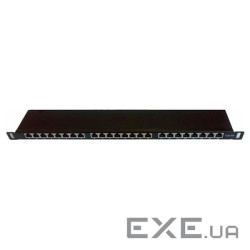 Патч-панель Hypernet 19" 24хRJ-45 FTP 0.5U cat.6 (PP-KFSTP6-24-05U)
