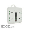 Мережевий фільтр живлення Voltronic TВ-Т18, 4роз, 2*USB+PD White (OS-Т 18-White) (OS-Т18-White)