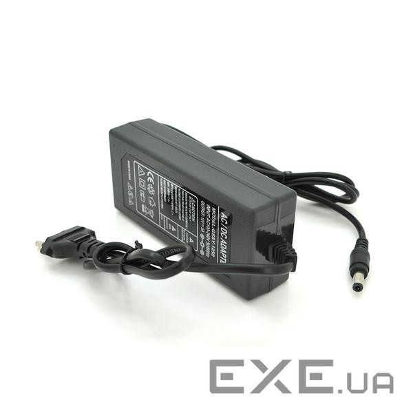 Імпульсний адаптер живлення 12В 5А (60Вт) YT-1250 штекер 5.5 / 2.5, + кабель живлення, Q100 , Q100