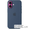 iPhone 16 Silicone Case with MagSafe - Denim,Model A3313 (MYY23ZM/A)