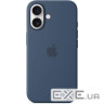 iPhone 16 Silicone Case with MagSafe - Denim,Model A3313 (MYY23ZM/A)