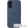 iPhone 16 Silicone Case with MagSafe - Denim,Model A3313 (MYY23ZM/A)