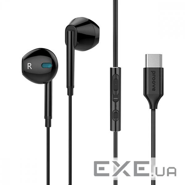 Навушники Proove Scape C3 (Type-C) black (WESC00002001)