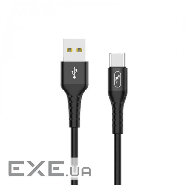 Кабель SkyDolphin S05T TPE Frost Line USB - USB Type-C (M/M), 1 м , Black (SDUSB-000551)