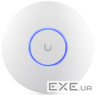 Ubiquiti U6+ access point. WiFi 6 model with throughput rate of 573.5 Mbps at 2.4 GHz and (U6-PLUS)