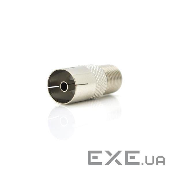 Роз'єм VOLTRONIC F-F - IEC-F прямий (ТВ-штекер) ) Q100 (F-F - IEC-F прямой)