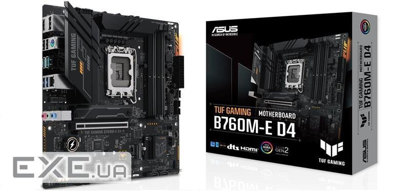 Материнська плата ASUS TUF Gaming B760M-E D4 (90MB1E90-M0EAY0)