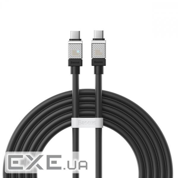 Кабель BASEUS CoolPlay Series Fast Charging Cable Type-C to Type-C 100W 2м Black (CAKW000301)