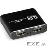 Адаптер Cablexpert (UHG-4K2-01) HDMI - HDMI - USB