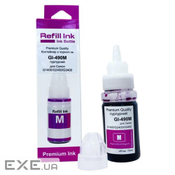 Чорнило Premium Quality Canon GI-490M 70мл Magenta (70264921)