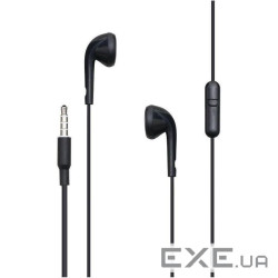 Гарнитура XO EP17 Music Earphone Black (6920680866571)