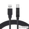 Кабель для принтера USB 2.0 AM/BM 2.0m black ColorWay (CW-CBUB072-BK)
