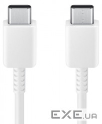 Дата кабель USB-C to USB-C 1.8m White 3A Samsung (EP-DX310JWRGRU)