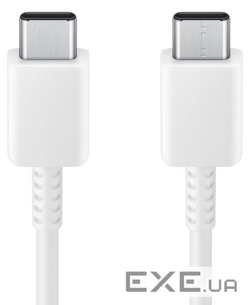 Дата кабель USB-C to USB-C 1.8m White 3A Samsung (EP-DX310JWRGRU)
