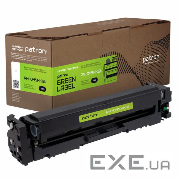 Картридж Patron CANON 045H BLACK GREEN Label (PN-045HKGL)