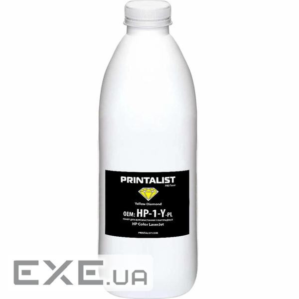 Тонер HP CLJ Universal 1000г Yellow Printalist (HP-1-Y-PL)