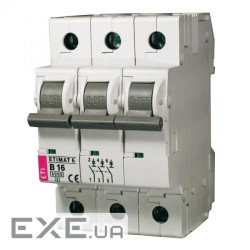 Автоматичний вимикач ETI, ETIMAT 10 3p C 50А (6 kA) (2135721)