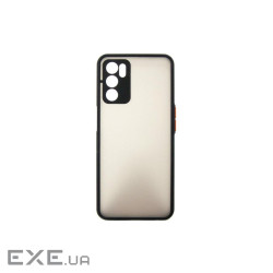 Чохол до мобільного телефона Dengos Matte OPPO A16 (black) (DG-TPU-MATT-103)
