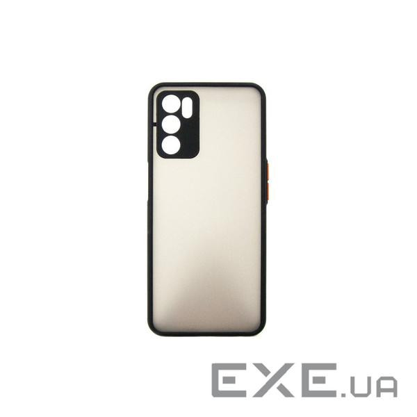 Чохол до мобільного телефона Dengos Matte OPPO A16 (black) (DG-TPU-MATT-103)