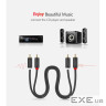 Кабель мультимедійний 2xRCA M to 2xRCA M 1.0m AV104 black Ugreen (30747)