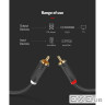 Кабель мультимедійний 2xRCA M to 2xRCA M 1.0m AV104 black Ugreen (30747)