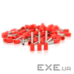 Кабельний наконечник VE7512, 0,75 мм перетин затискання кабелю, довжина мідної трубки 12мм, ізоляція