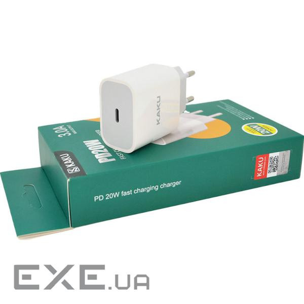Зарядний пристрій iKAKU KSC-500 HELI PD 20W White