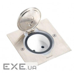 Розетка підлогових квадратна нерж.cталь (089700)
