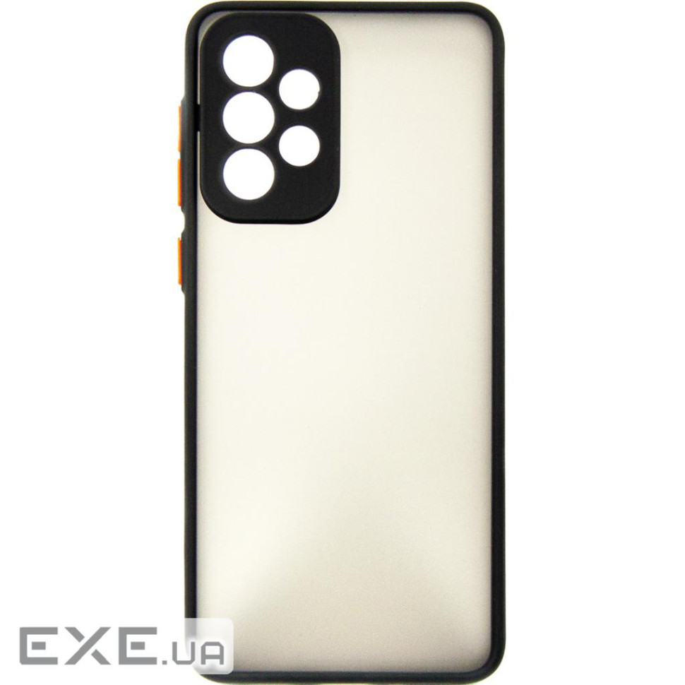 Чохол-накладка Dengos Matt для Samsung Galaxy A33 SM-A335 Black (DG-TPU-MATT-98)