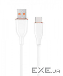 Кабель Cablexpert CC-USB2S-AMCM-1.5M-W, преміум якість USB 2.0 A-тато\С-тото,1.5 м. .