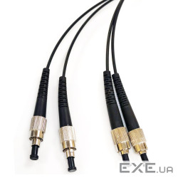 Патчкорд FC/UPC-FC/UPC MM (OM3) 2м Duplex чорний (UPC-2FCFC(MM)D(ON)BK)