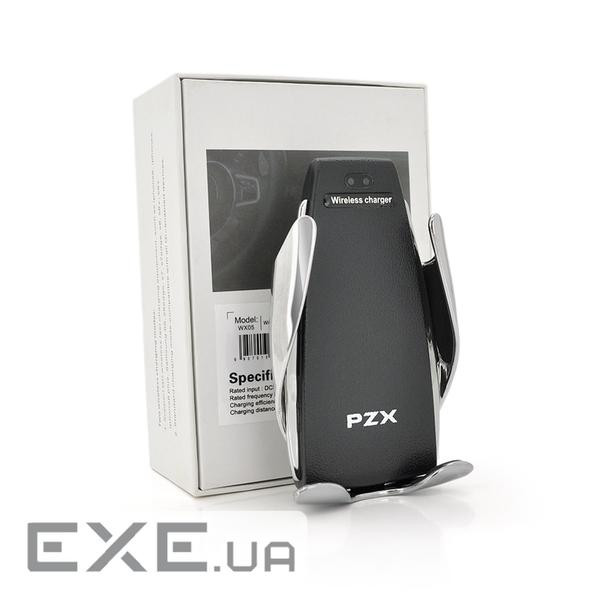 Бездротовий зарядний пристрій для автомобіля PZX WX05, Black, Box PZX WX05, Black, Box